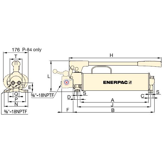 Bơm thủy lực Enerpac P-80