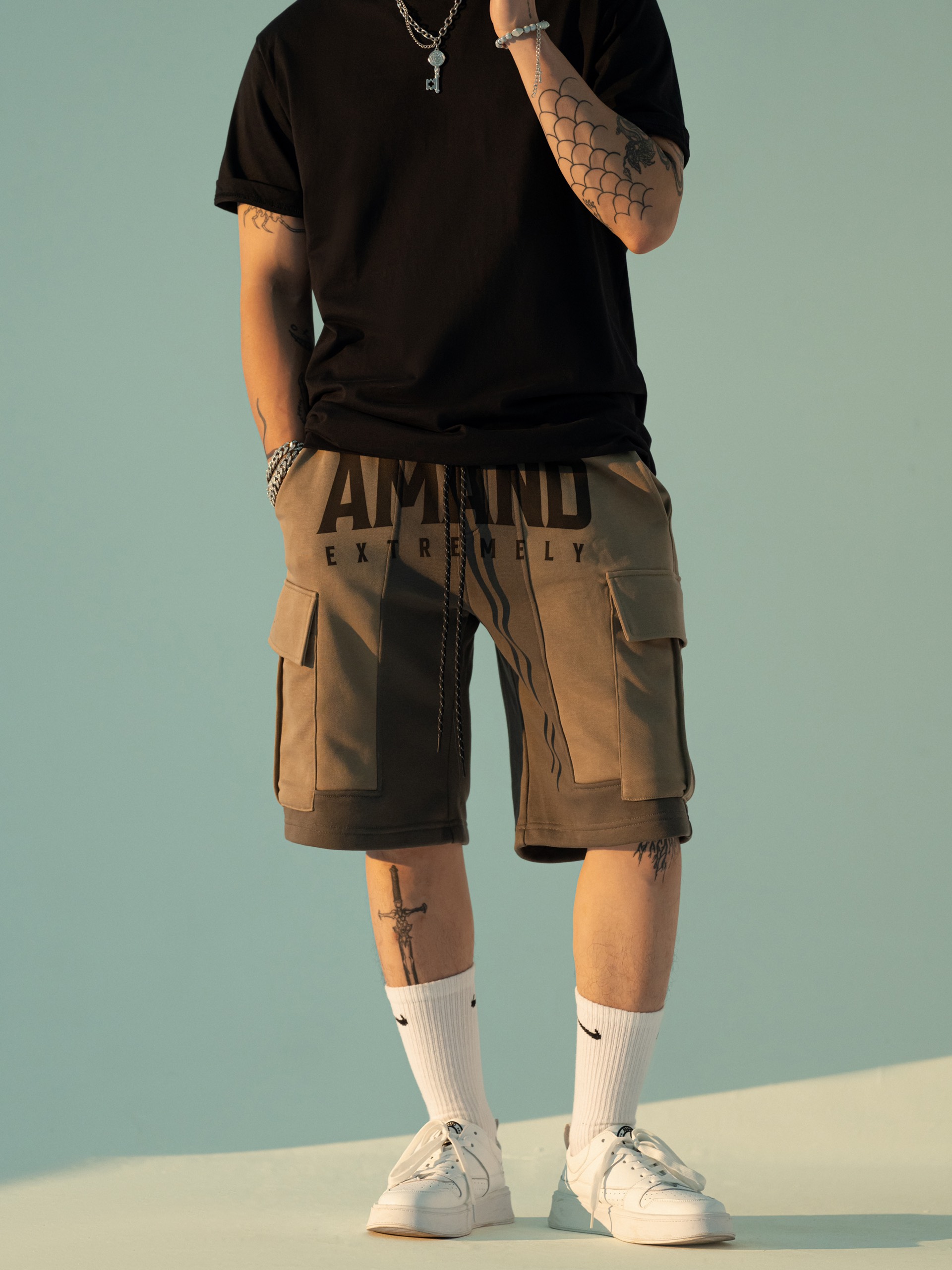 Quần Amand Phantom Short - Black/ Grey