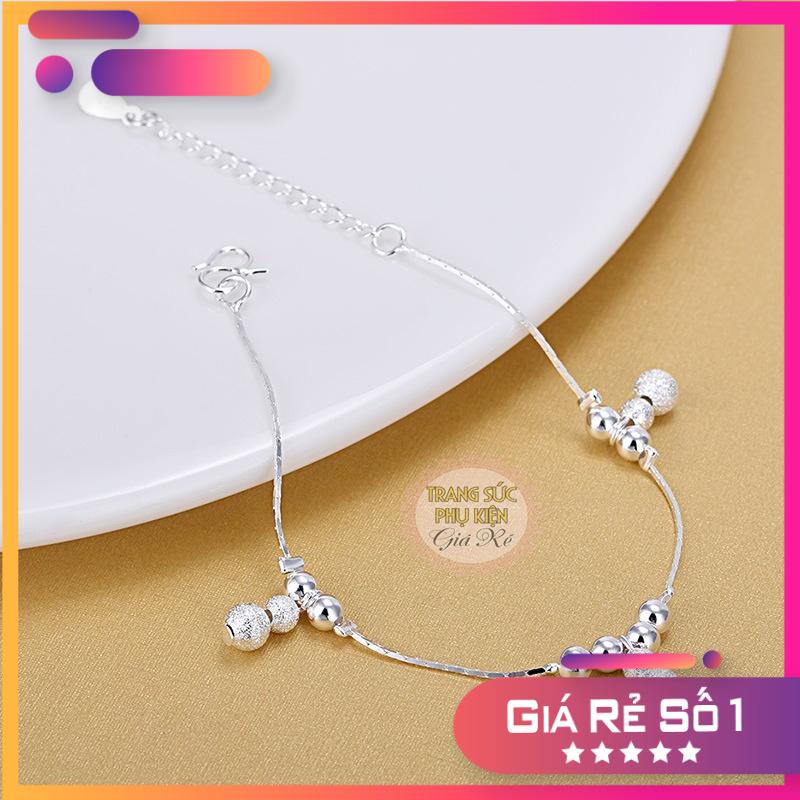 [Giảm Sốc] Lắc Chân Bạc Ý 925 thời trang Hàn Quốc