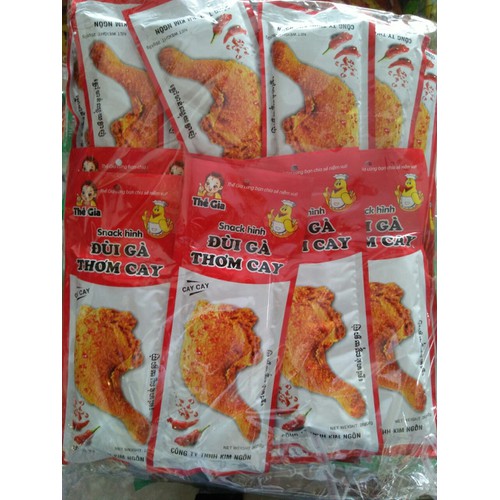 combo 30 gói snack đùi gà thơm cay ngon hảo hạng