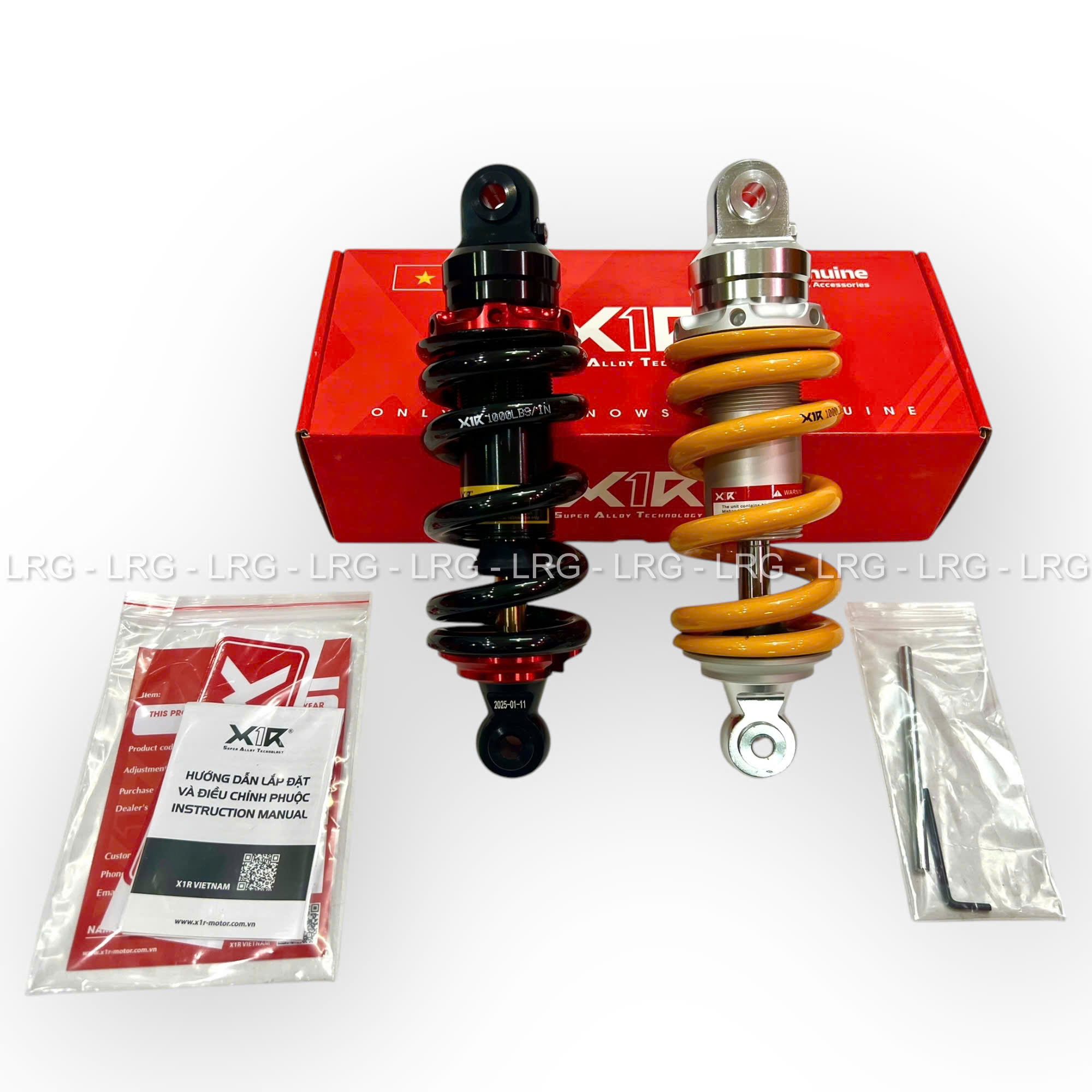 Phuộc Sau X1r Không Bình Dầu Không Tăng Chỉnh Winner, Sonic 230mm lắp đặt như zin