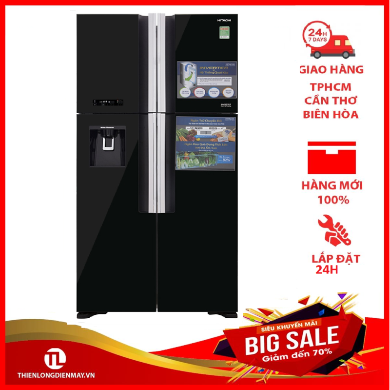 Tủ lạnh Hitachi Inverter 540 lít R-FW690PGV7X GBK