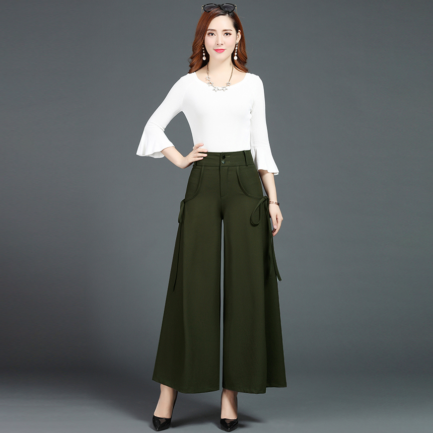 Quần chinos nữ quần ống suông nữ cạp khóa thời trang Hàn Quốc QX04