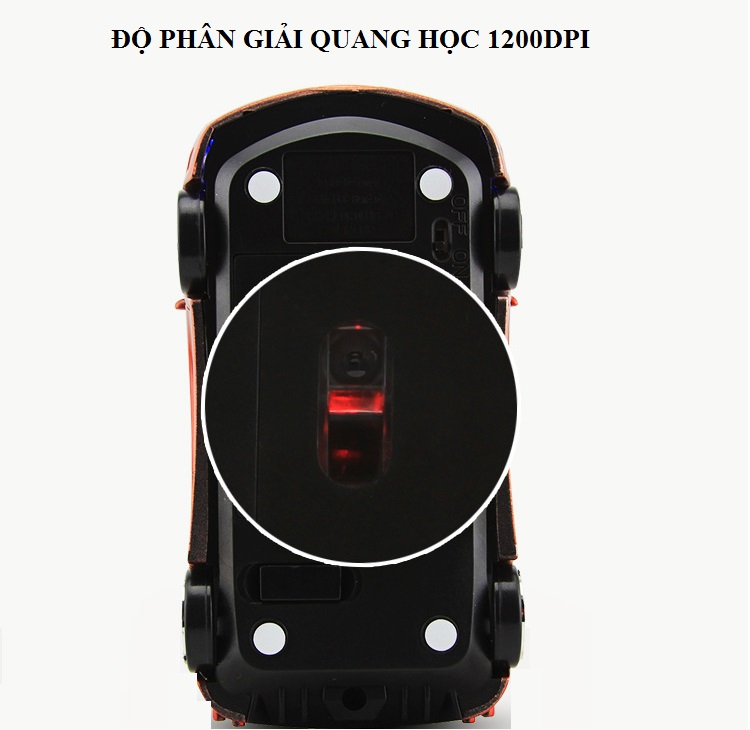 Chuột máy tính không dây mô hình ô tô (Ferrari) V3