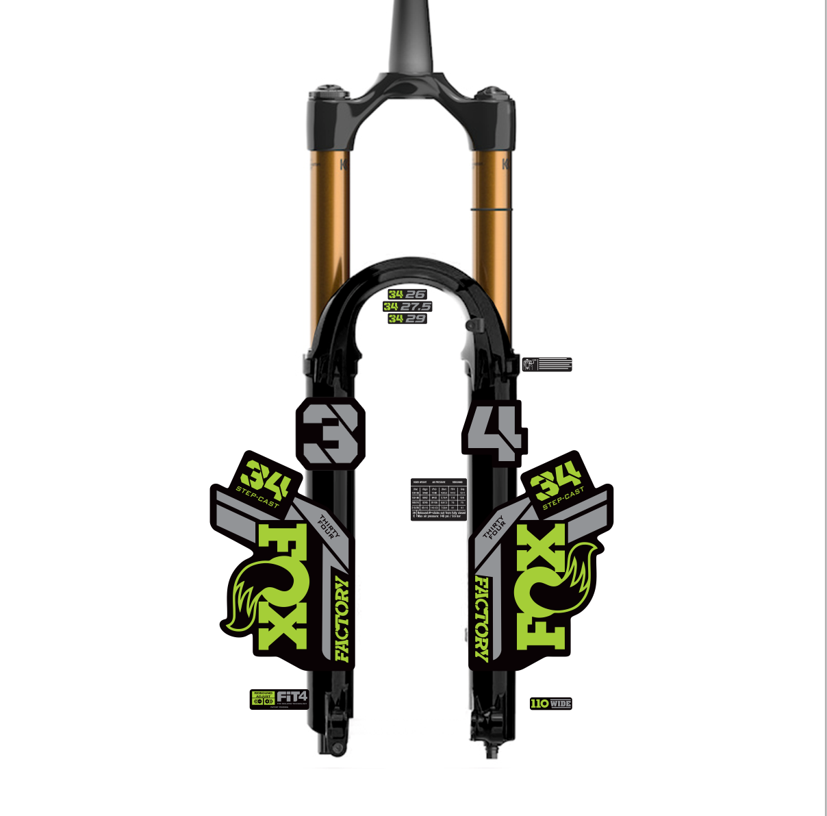 tem decal dán phuộc xe đạp địa hình Fox kashima  34 2021 (1) | cheetahdecals.com