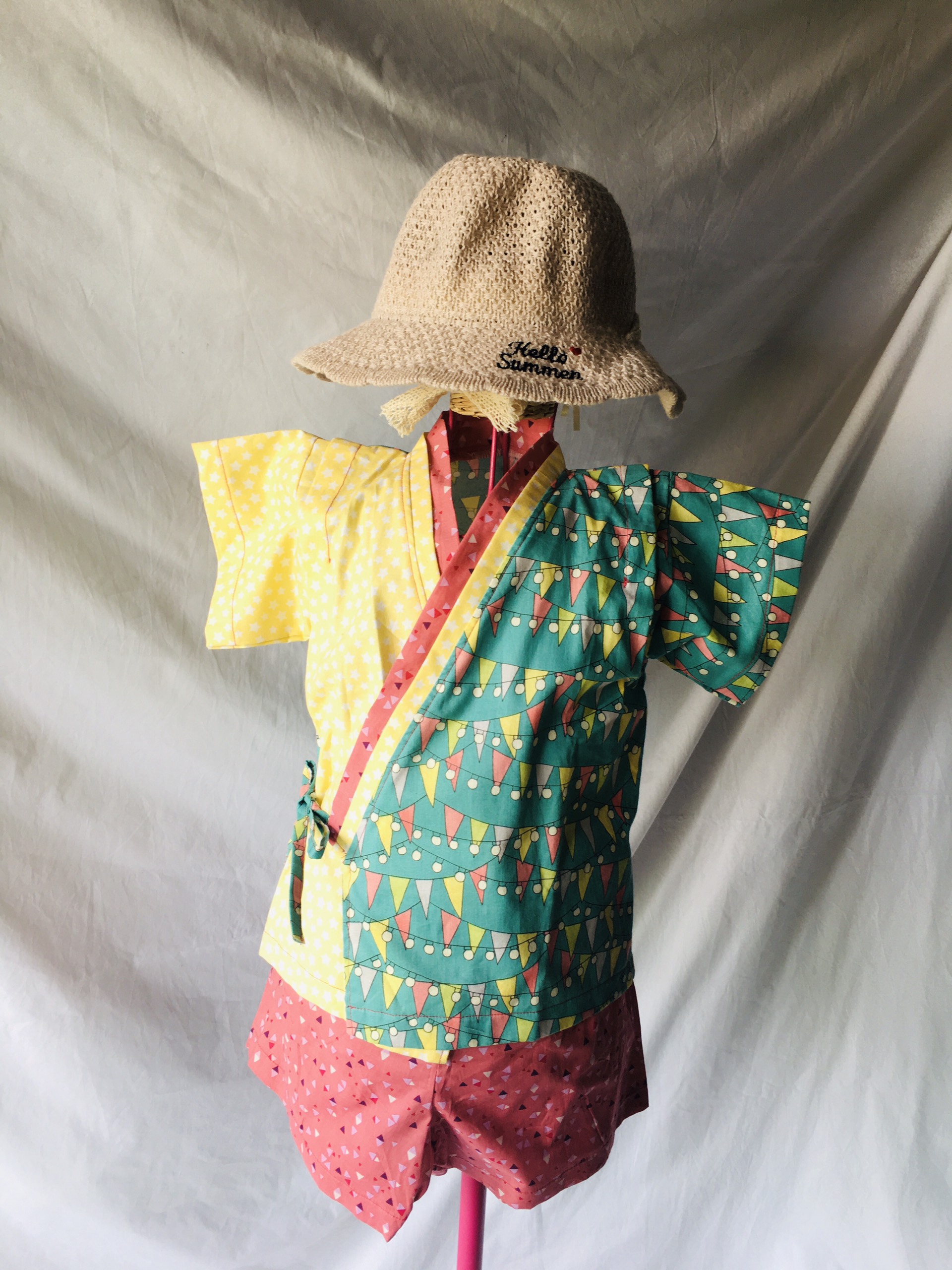 Bộ Yukata cho bé siêu dễ thương chất liệu đẹp, đường may đẹp, form rộng thoải  mái, mà u sắc vô cùng đáng yêu