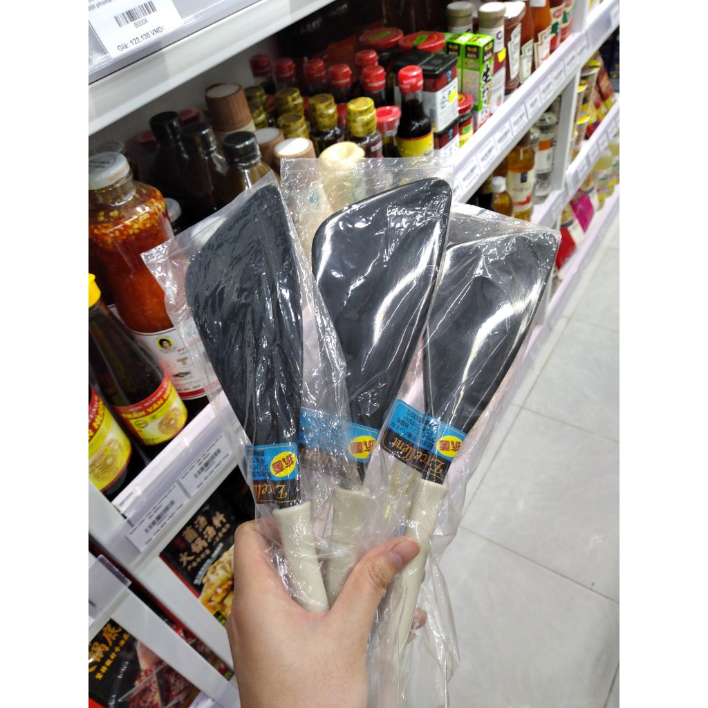 Muôi đảo chịu nhiệt (tay cầm màu trắng) NHẬT BẢN - Chuẩn 100%