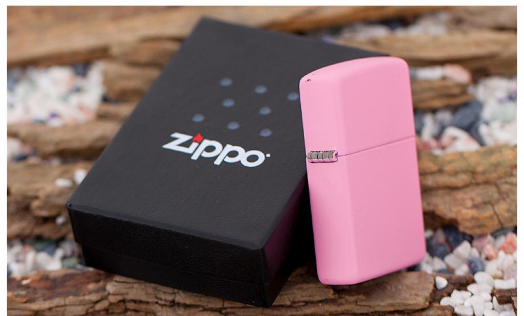 Bật lửa Zippo Phổ Thông Sơn Màu Hồng
