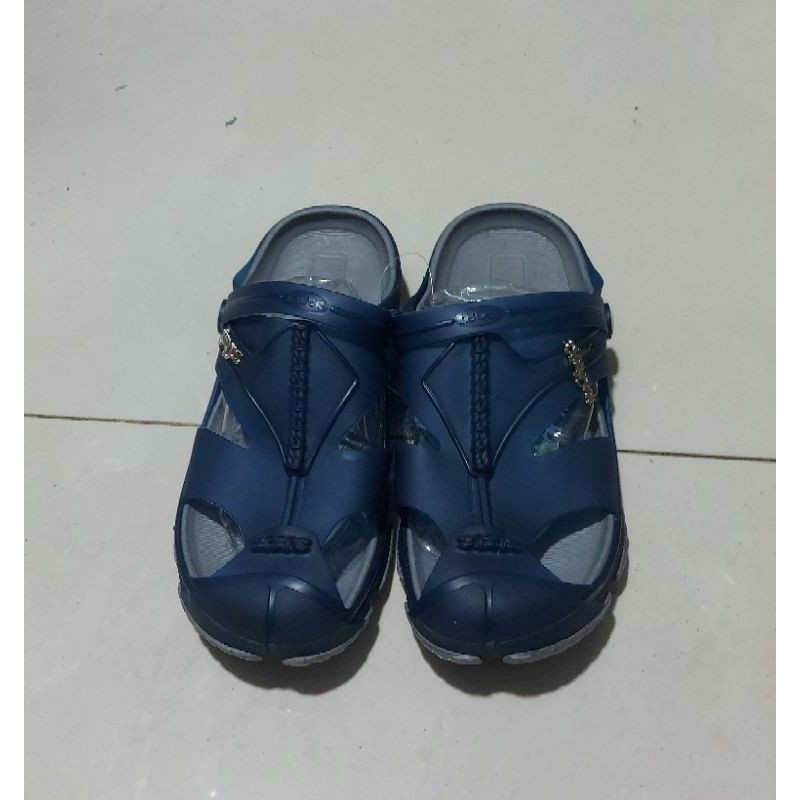 [HCM]Dép nhựa dẻo bít mũi nam đế êm chân 2 lớp