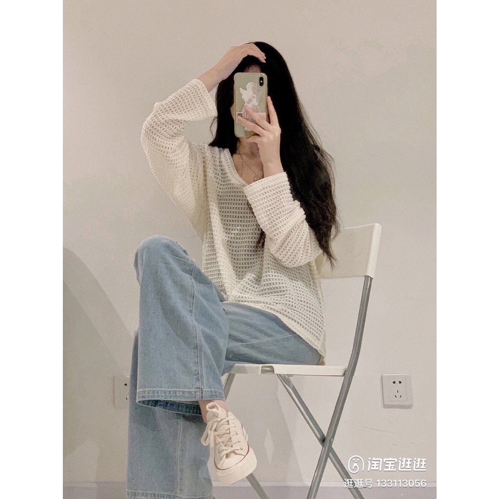 Áo lưới cổ V trễ + áo yếm croptop - Bigsize