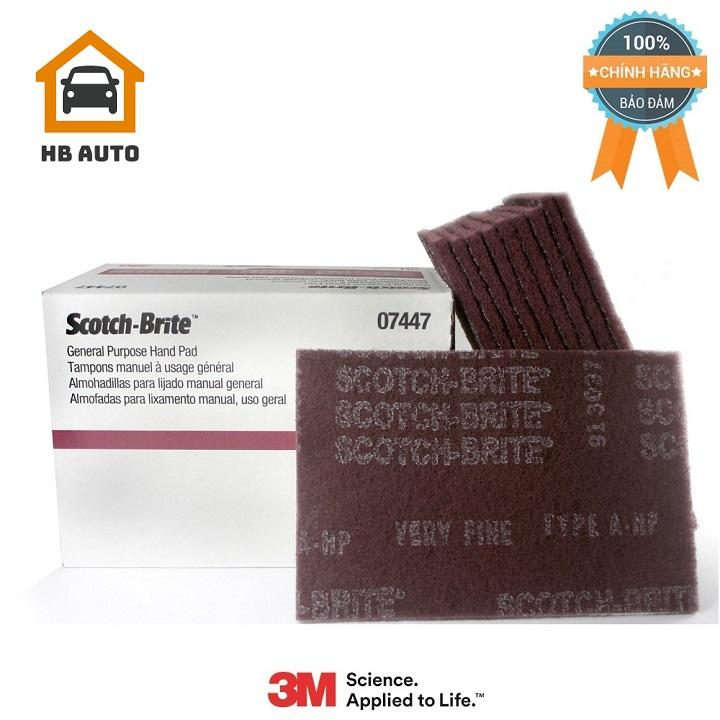 [FreeshipMAX] [HCM]Combo 10 Miếng Nhám Scotch Brite 3M 07447