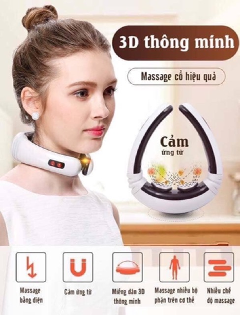 MÁY MASSAGE CỔ 3D CẢM ỨNG