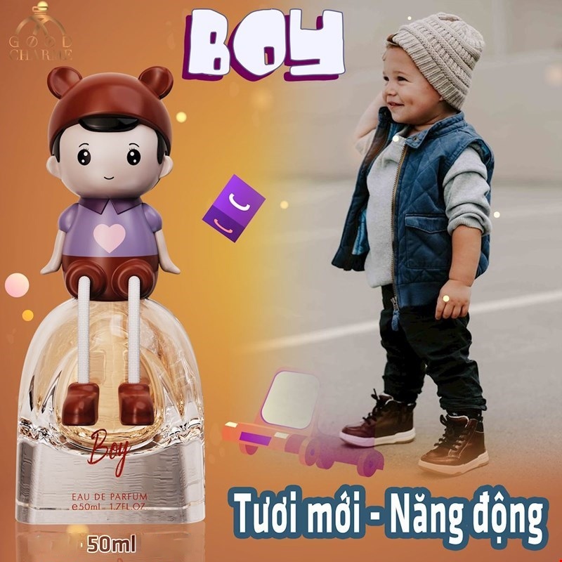 Nước hoa bé trai good char.me boy - tươi mát và năng động