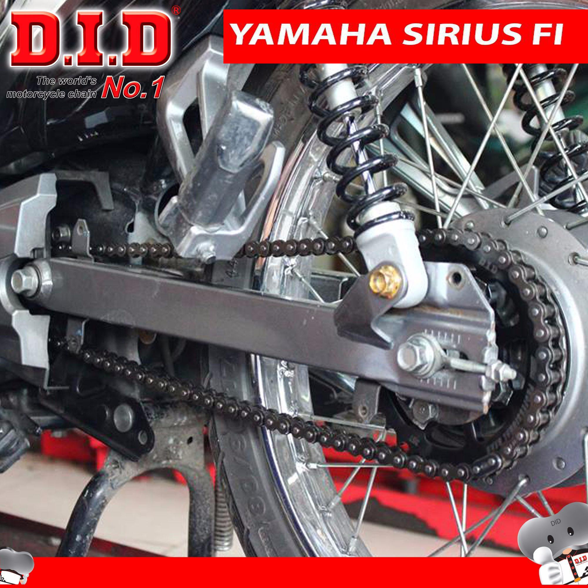 Nhông sên dĩa Sirius FI - Sên đen 10ly DID Thái Lan