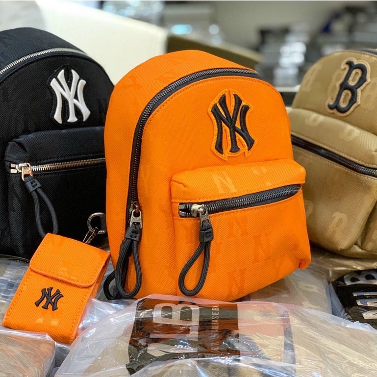 Balo mini - balo mlb NY Hàn Quốc Monogram Backpack