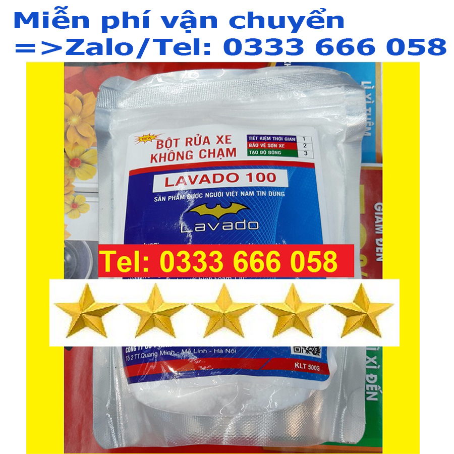 Bột rửa xe không chạm Lavado 500gram