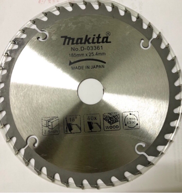 Lưỡi Cắt Gỗ Makita phi 185mm, 250mm
