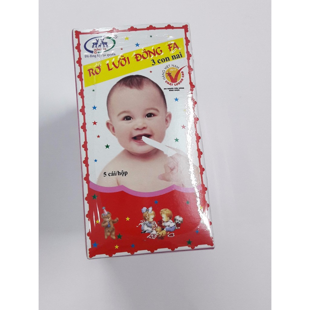 Rơ lưỡi Đông Pha (set 10 hộp/5 cái)