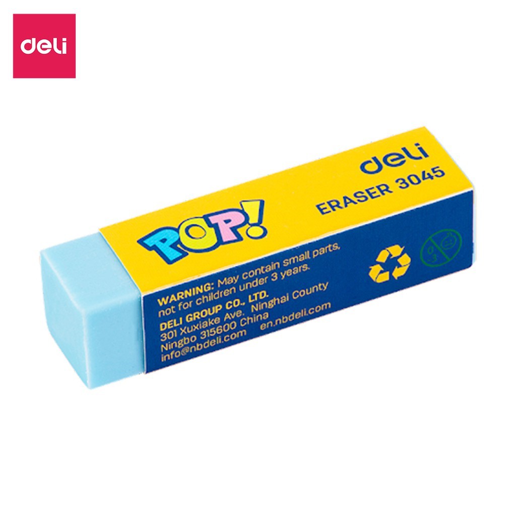 Gôm tẩy 2b 4 màu pop deli e3045