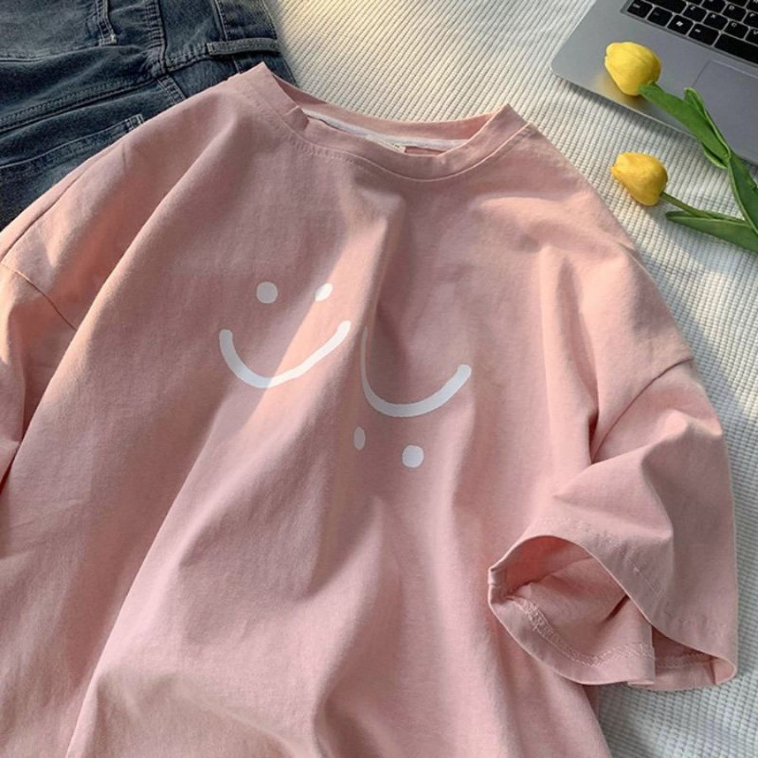 Áo Thun cotton Unisex nam nữ mặc du lịch hè