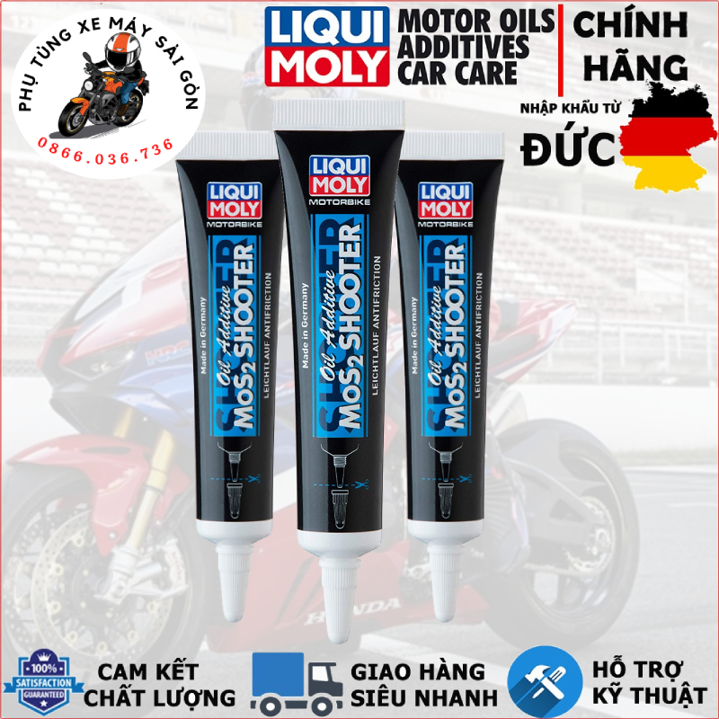 Phụ gia nhớt liqui moly mos2 shooter tăng hiệu suất động cơ