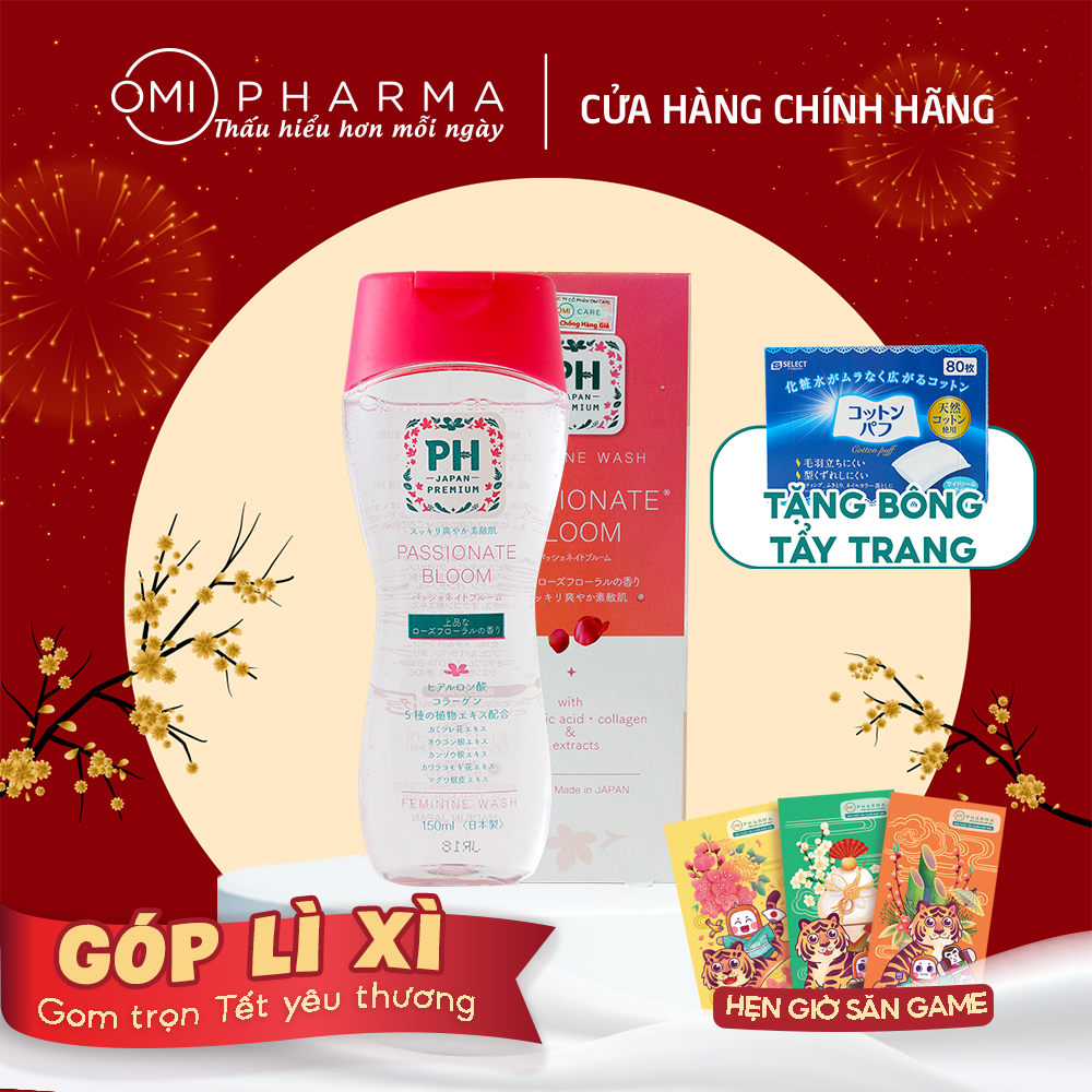 Dung Dịch Vệ Sinh Hoàn Toàn Tự Nhiên PH Japan Premium Passionate Bloom