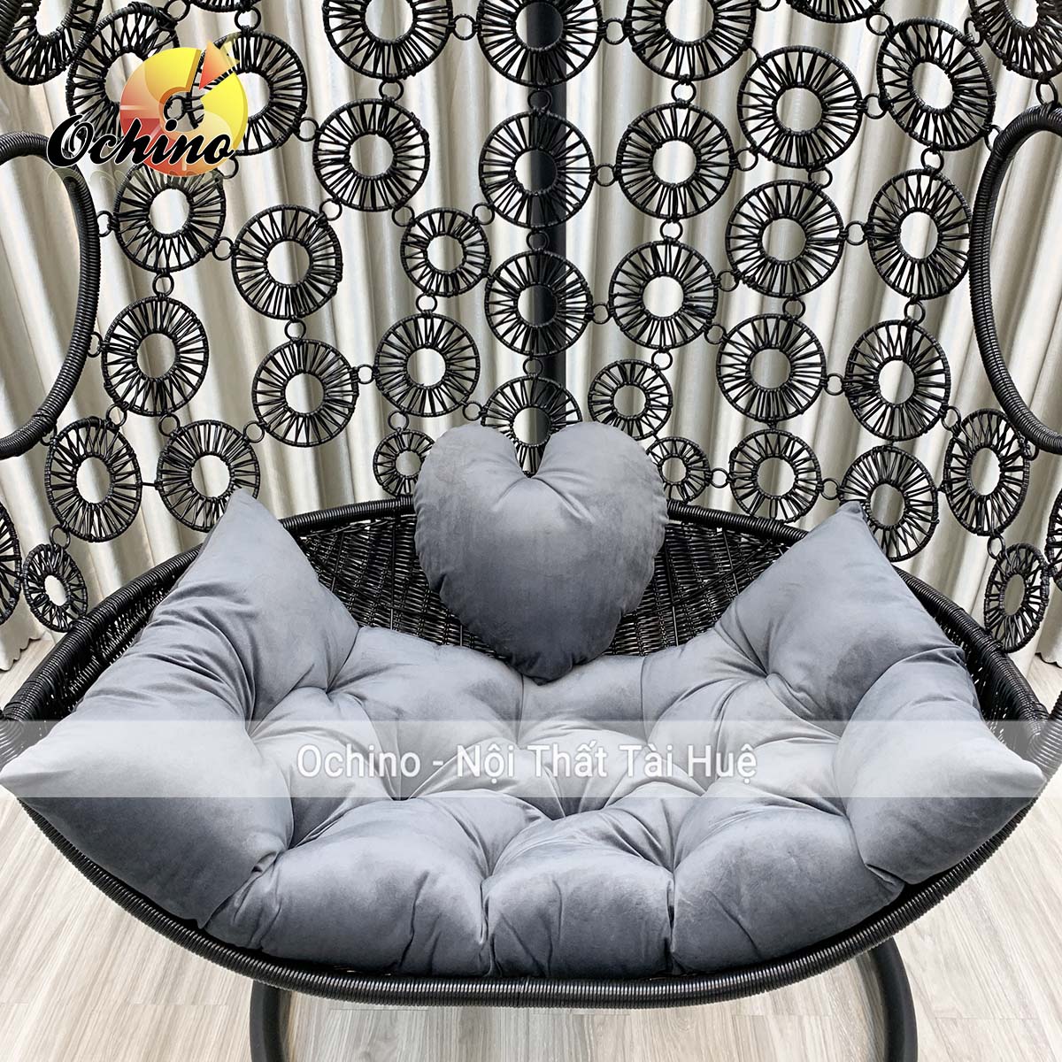 (FREESHIP) Xích Đu Hoa Đơn Để Ban Công Sang Chảnh (Có Sẵn)