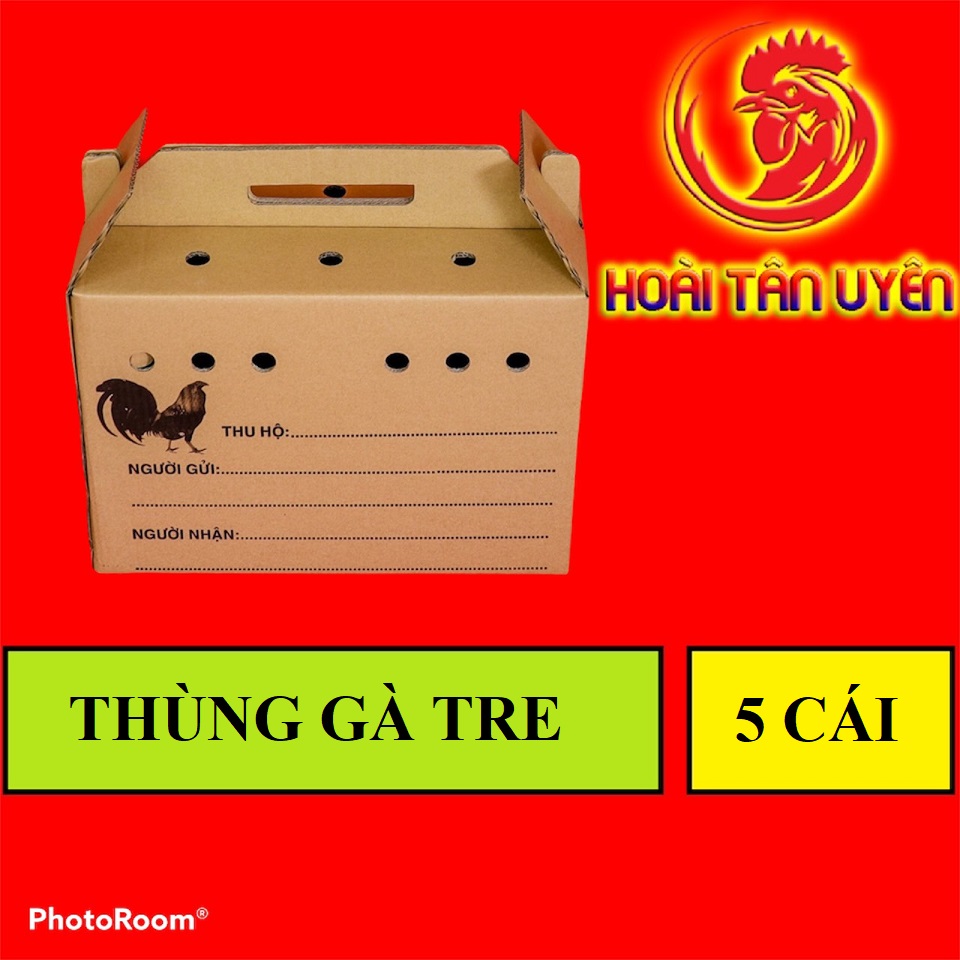 COMBO 5 THÙNG GIẤY ĐỰNG GÀ TRE