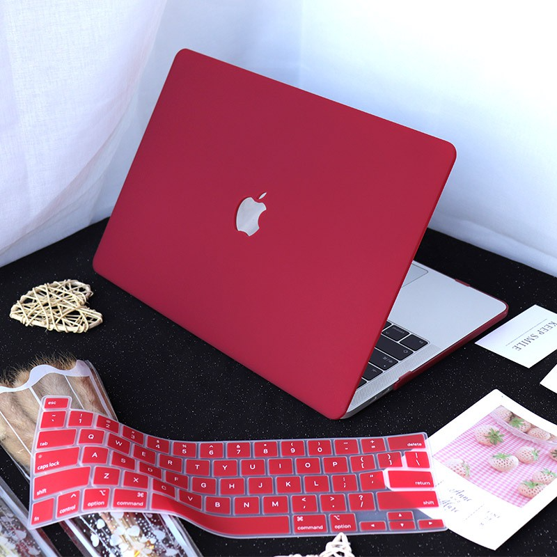 COMBO Ốp Macbook 13 Air ( 2017 - 2020 - M1 ) Và Phủ Phím Cùng Màu