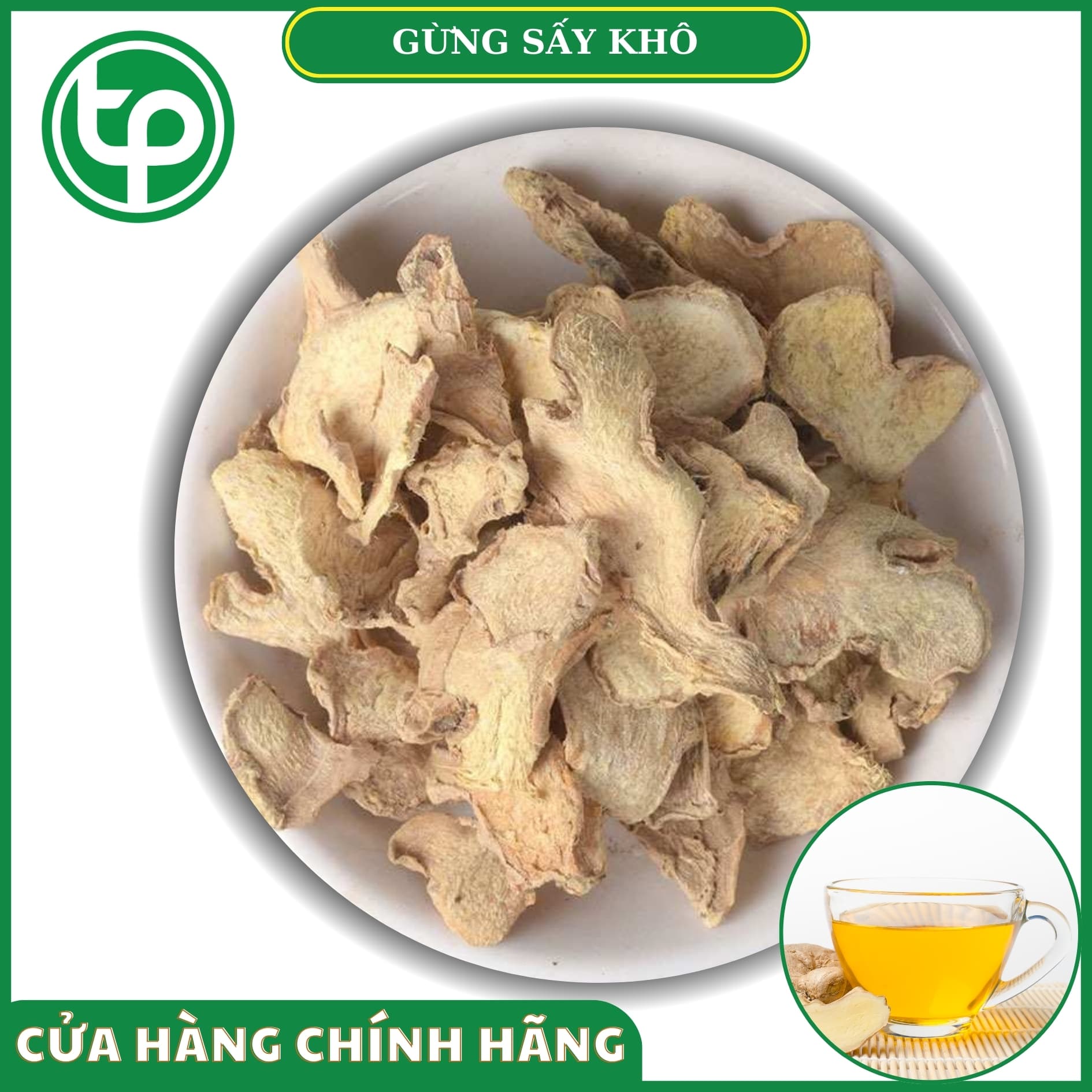 [HOT] Gừng sấy khô 500g - Thảo Dược Tấn Phát