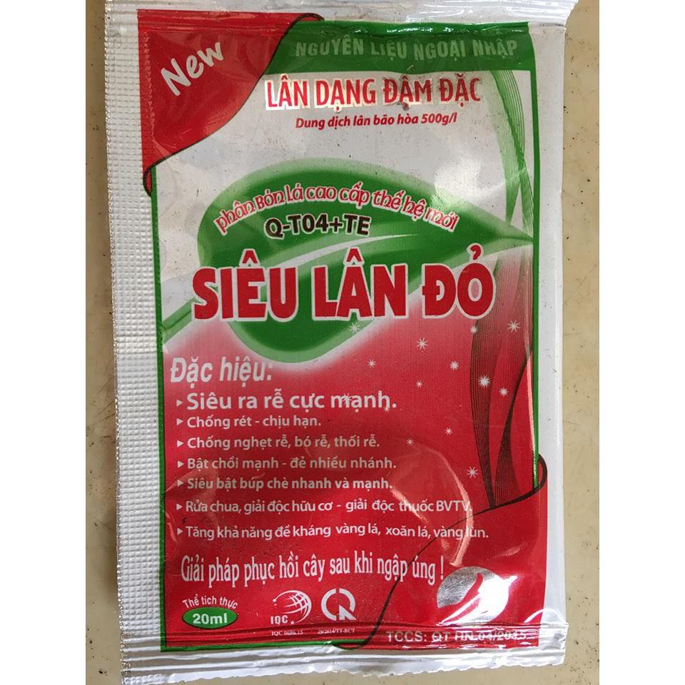 Combo 2 gói siêu lân đỏ đậm đặc- cây khỏe, rễ mạnh (có thể dùng cho cây vừa đảo bầu, trồng lại..)