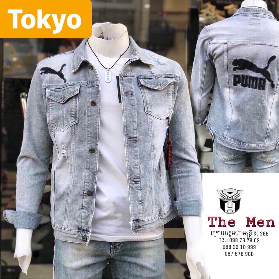 ÁO KHOÁC JEAN NAM CHẤT BÒ THU ĐÔNG BÁO ĐỐM SAFARI VINPERL - TOKYO FASHION
