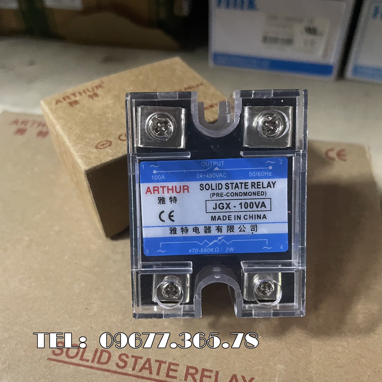 Rơle bán dẫn arthur cho tủ điện jgx-100va