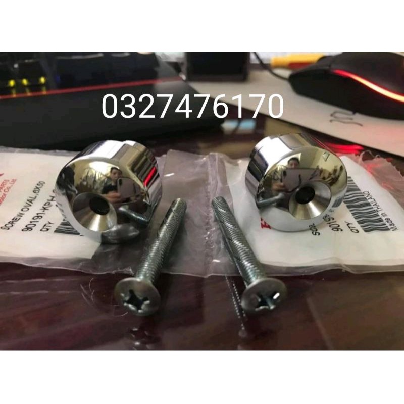 Cặp gù inox gắn bao tay xe DREAM, WAVE, FUTURE ....zin
