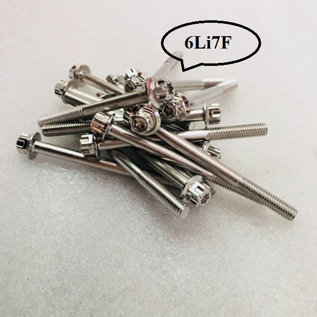 ỐC SALAZA 6LI ĐẦU TRỤ BÔNG ĐỦ SIZE( GIÁ 1 CON)