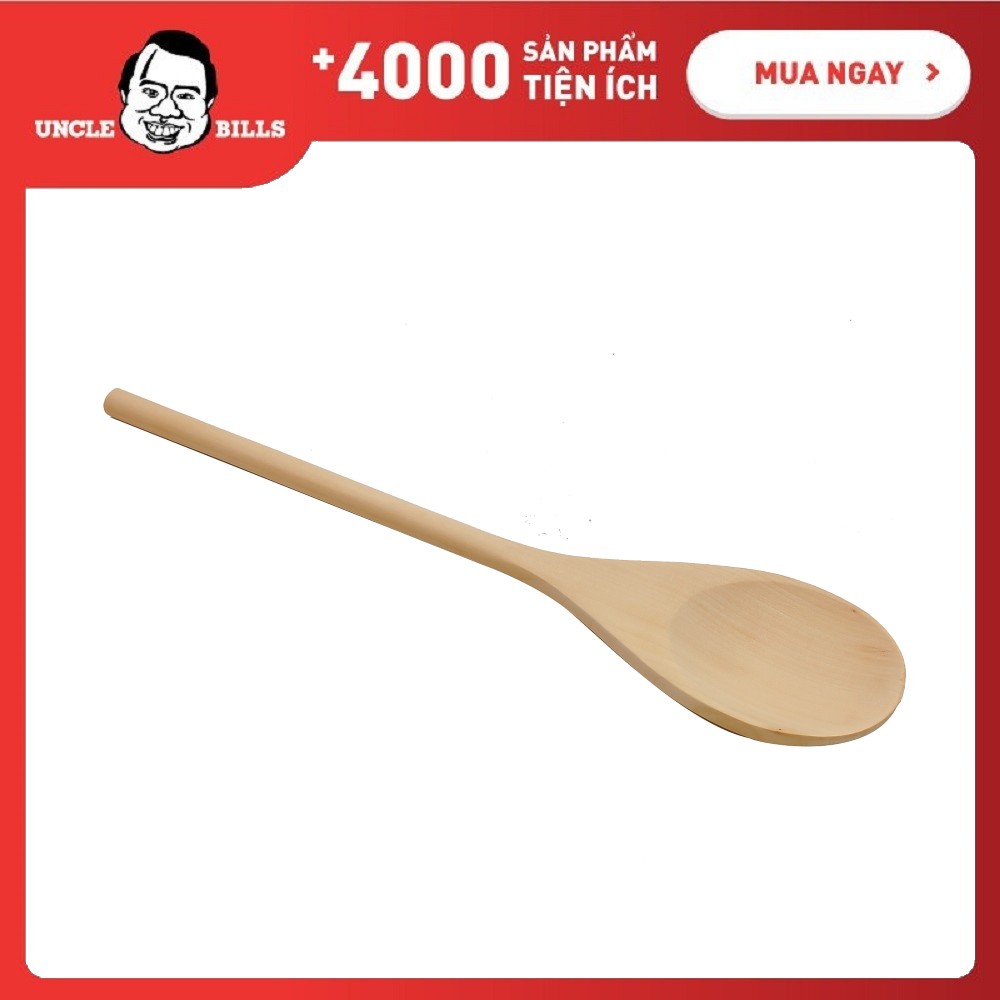 Muôi gỗ phục vụ, xới cơm, xào nấu thức ăn cỡ lớn 35cm Bộ 2 cái