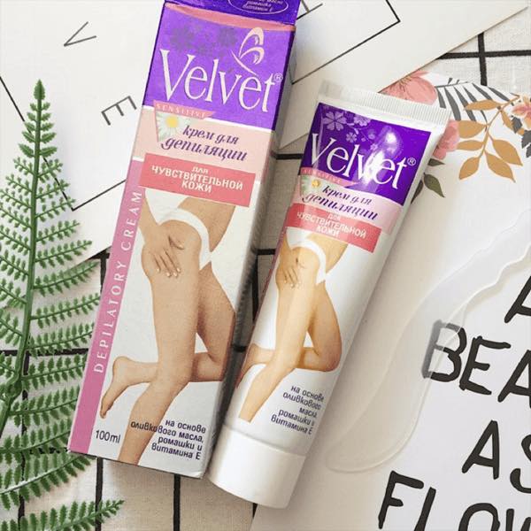 Kem tẩy lông Velvet Nga 100ml