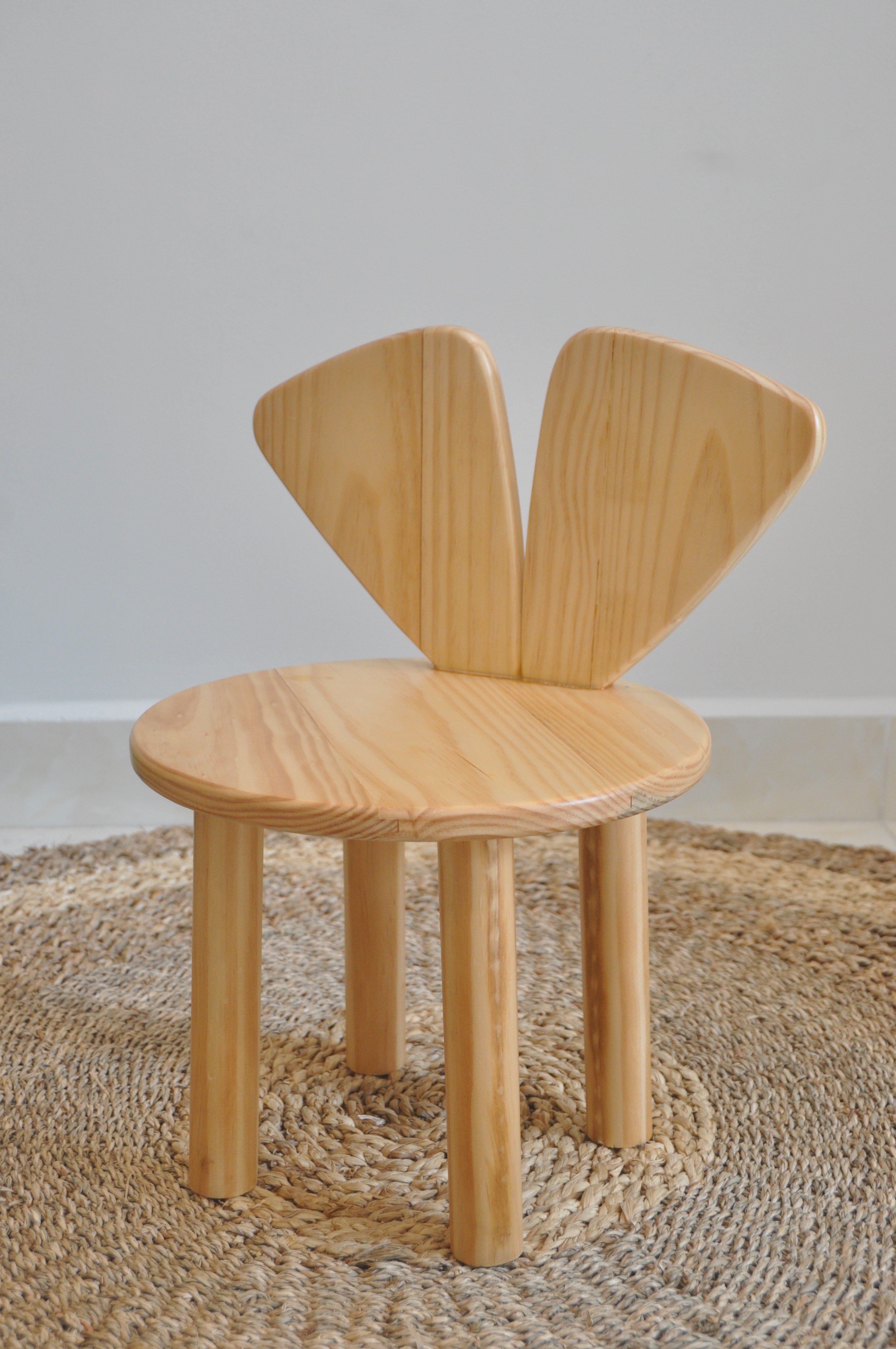 Ghế Butterfly Gỗ Tự Nhiên Cho Bé - Bebewood