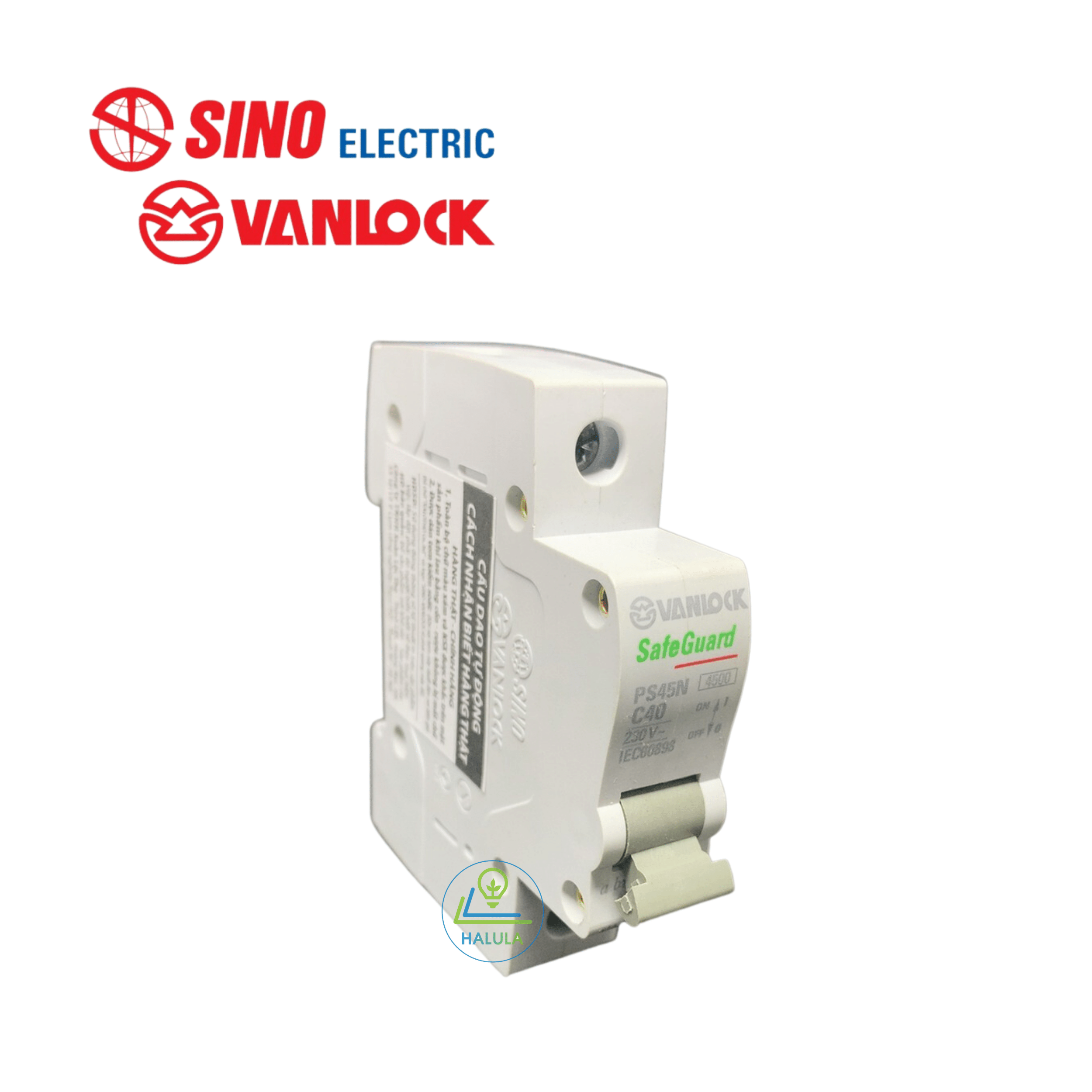 Sino vanlock mcb 1p 4.5ka ps45n