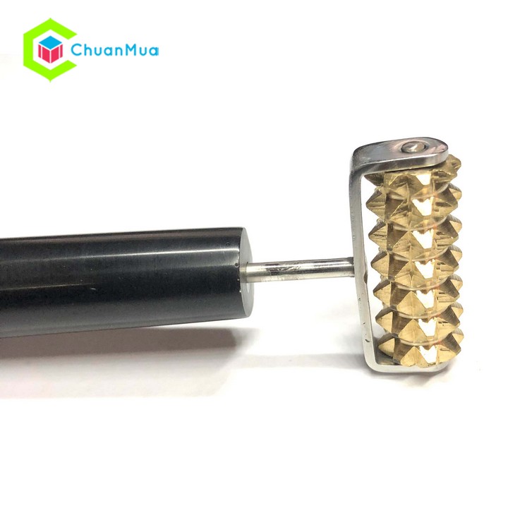 Double girdle needle roller (large size)-Diagnostic Instrument (abdomen, back, thigh, muscle stimulator, fat burning, blood bruise roller) | chuanbuy gda170