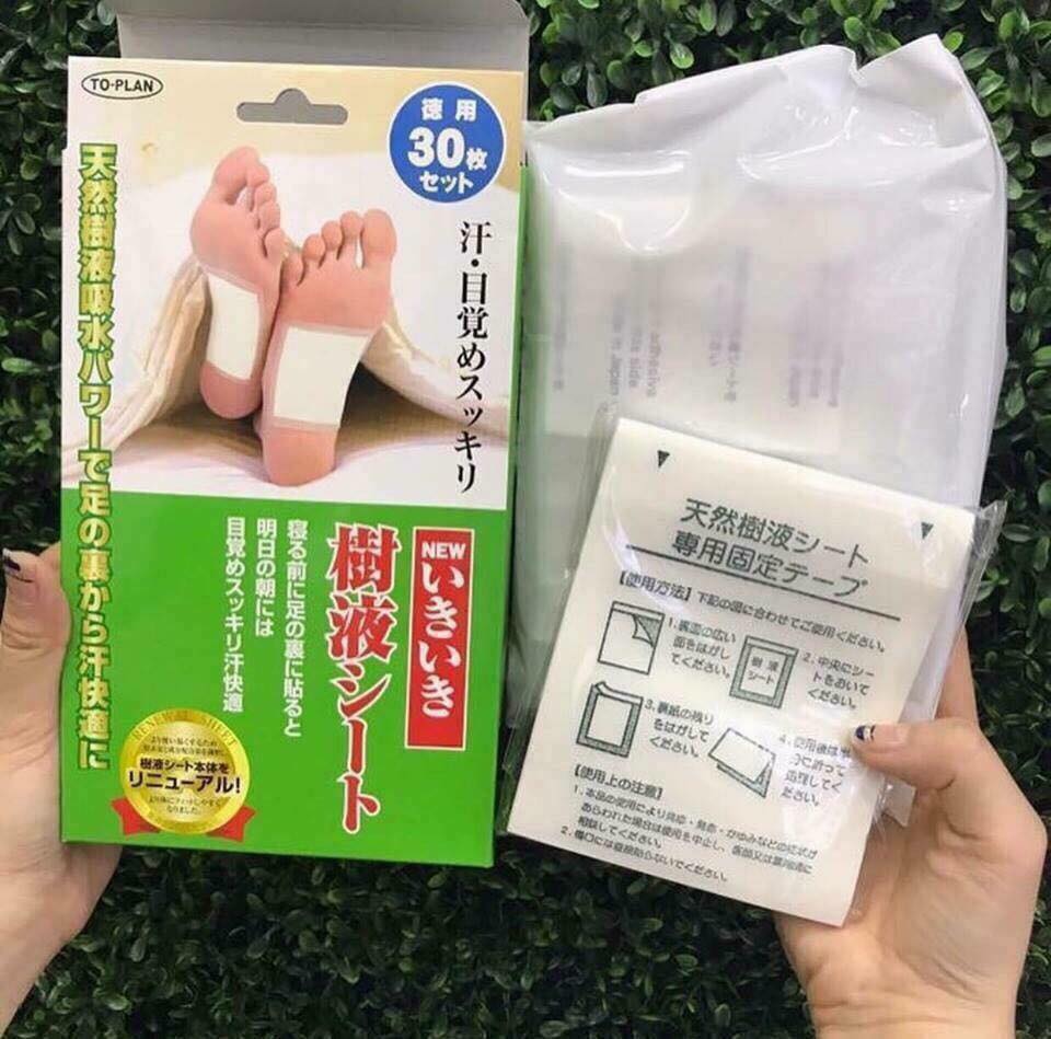Miếng dán thải độc chân 30 miếng nội địa Nhật Bản