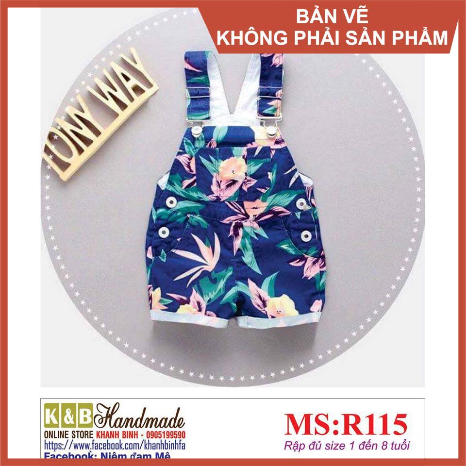 Rập giấy mã r115 quần