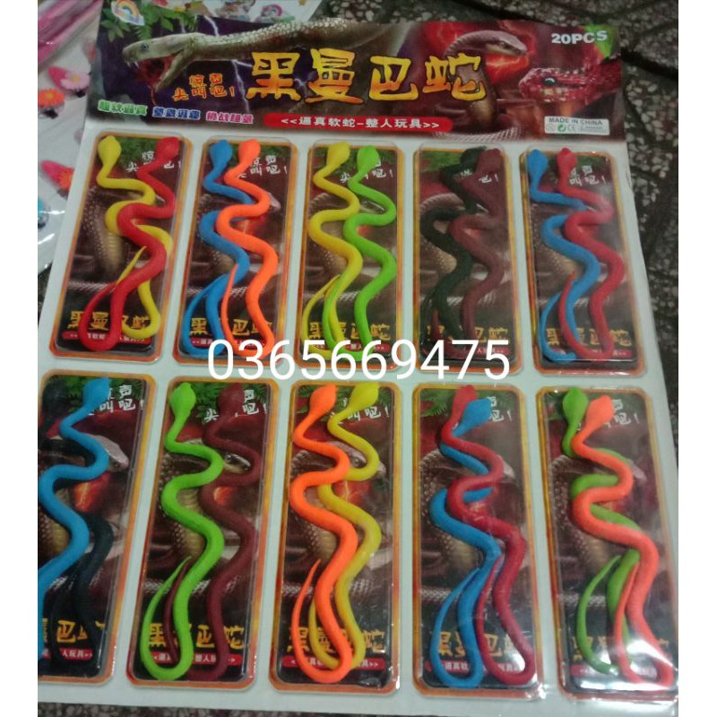 [HCM]RẮN GIẢ CAO SU