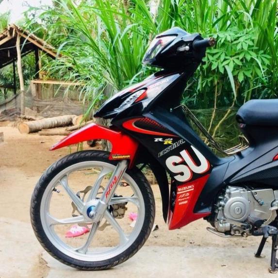 Tem Rời Suzuki Axelo 125 RR Đỏ Đen - Tem Đẹp