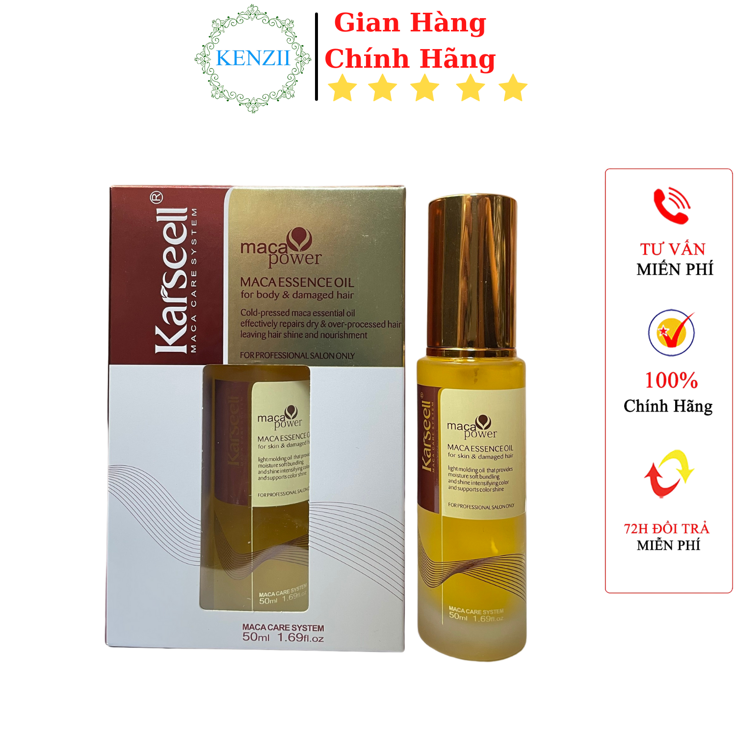 Tinh dầu phục hồi Karseell Maca Essence Oil  50ml  Sản phẩm chăm sóc tóc   TheFaceHoliccom