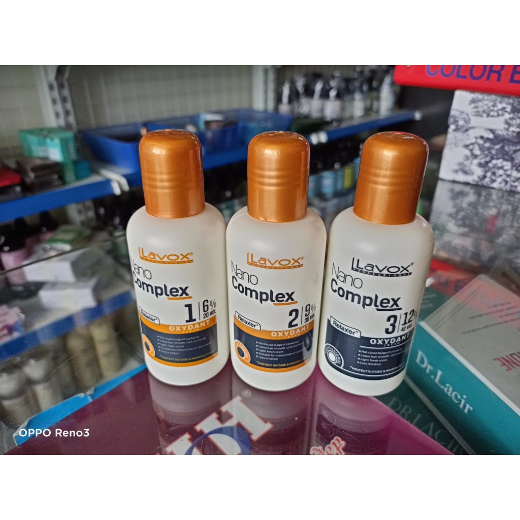 [ Chính Hãng ] Oxy Trợ Nhuộm Tóc Lavox Nano Complex 100ml, Pha Cùng Thuốc Nhuộm Tóc