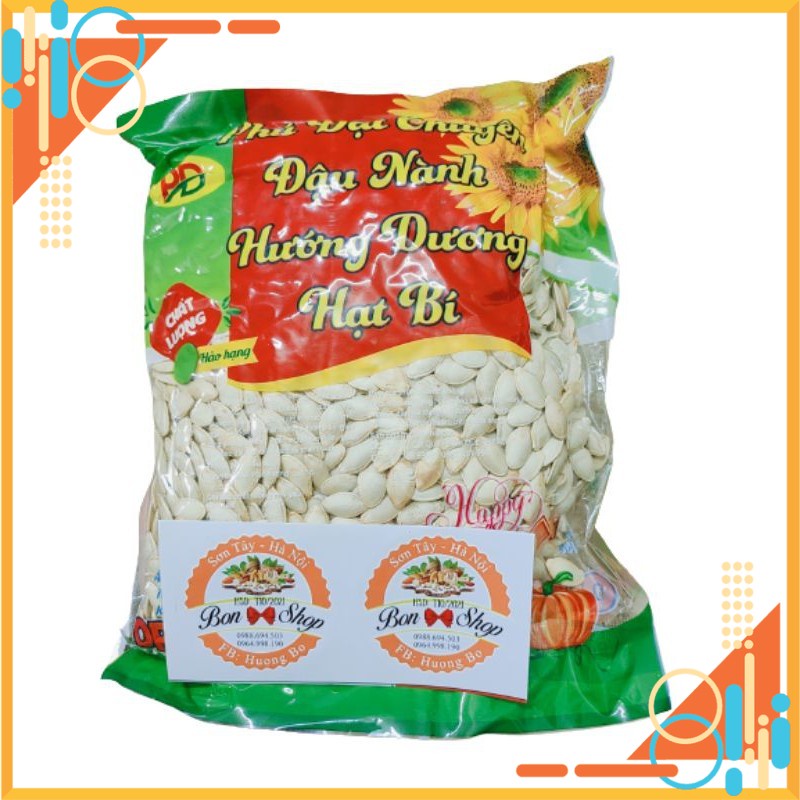 1kg hạt bí ta rang tay to mẩy giòn ngon