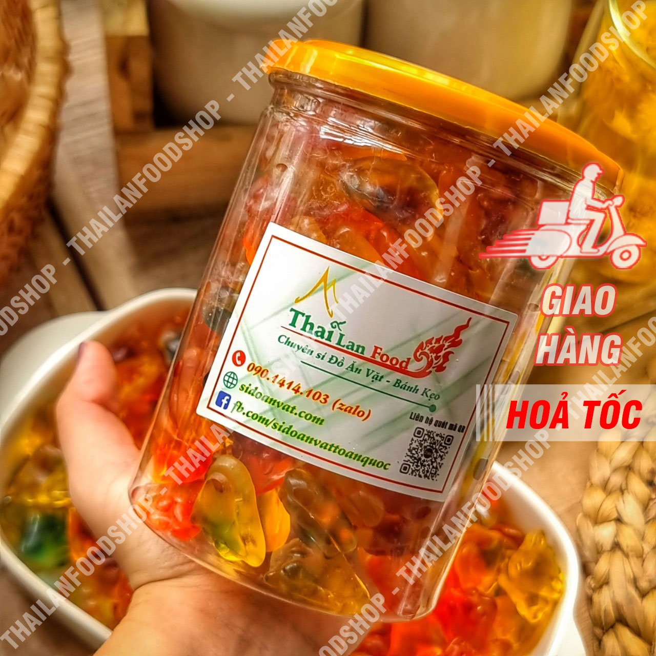 Kẹo Dẻo Chip Chip - Lon 500gr