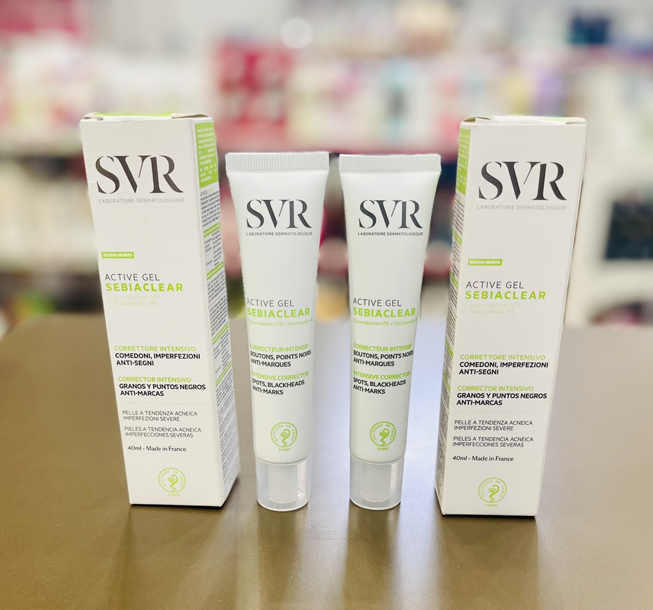 Kem Dưỡng Làm Giảm Mụn & Dầu Nhờn SVR Sebiaclear Active 40ml