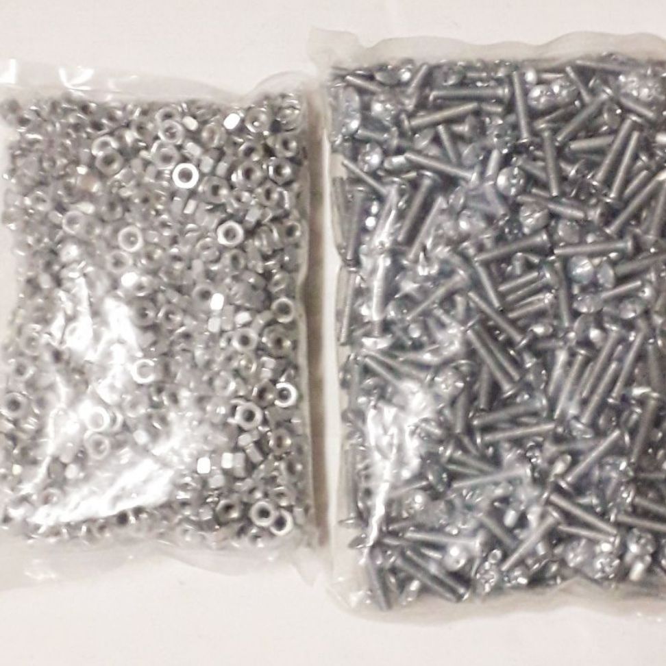 [HCM]ỐC DÙ NHỎ XI.3Ly x2cmx tán x100 Bộ